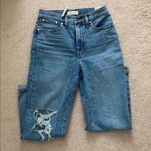 Madewell Perfect Vintage Straight Jean, 28, NWT
